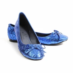 Ellie Shoes Glitter Flat With Bow