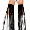 JValentine Jingle Bell Black Fringe Leggings ACCESORIES