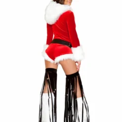 JValentine Jingle Bell Black Fringe Leggings ACCESORIES