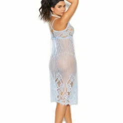 Elegant Moments Baby Blue Gown SLEEPWEAR
