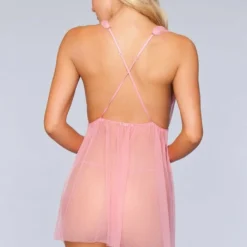 Be Wicked LINGERIE Sweet Dreams Babydoll Dusty Rose