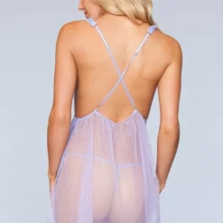 Be Wicked LINGERIE Sweet Dreams Babydoll Lavender