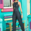 Espiral Denim Jumpsuit
