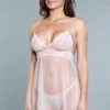Be Wicked LINGERIE Hailey Babydoll Blush