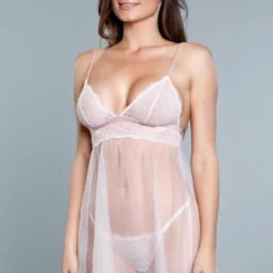 Be Wicked LINGERIE Hailey Babydoll Blush