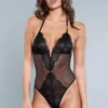 Be Wicked LINGERIE Scarlett Teddy Black