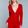 Be Wicked Casey Romper Red SLEEPWEAR