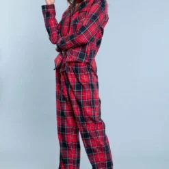 Be Wicked Saige PJ Set Red SLEEPWEAR