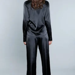 Be Wicked SLEEPWEAR Tessa Satin Set Black