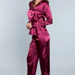 Be Wicked Tessa Satin Set White SLEEPWEAR