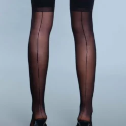 Be Wicked Favorite Day Thigh Highs Black