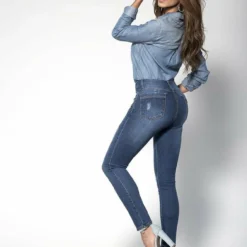 Espiral Butt Lifting Jeans With Girdle Lining CLOTHING