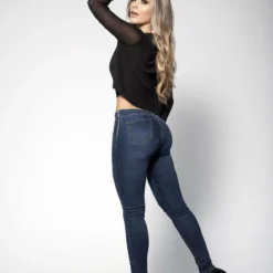Espiral CLOTHING Butt Lifting Jeans With Side Zipper