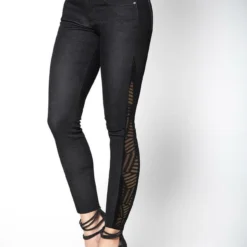 Espiral Butt Lifting Jeans With Mesh Detail