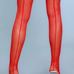 Be Wicked Great Catch Thigh Highs Red Hosiery