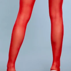 Be Wicked Best Behavior Thigh Highs Red