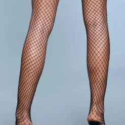 Be Wicked Hosiery Catch Me If You Can Thigh Highs Black