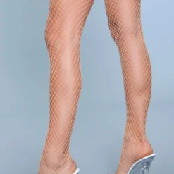 Be Wicked Hosiery Catch Me If You Can Thigh Highs Nude