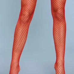 Be Wicked Hosiery Catch Me If You Can Thigh Highs Red