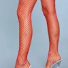 Be Wicked Hosiery Catch Me If You Can Thigh Highs Red