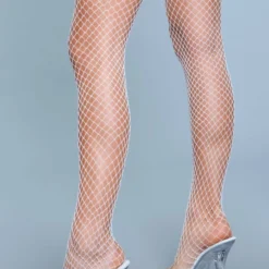 Be Wicked Catch Me If You Can Thigh Highs White