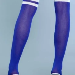 Be Wicked Going Pro Thigh Highs Blue