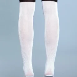 Be Wicked Going Pro Thigh Highs White 7 Be Wicked Going Pro Thigh Highs White