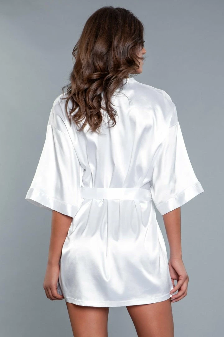 Be Wicked Home Alone Robe White 5 Be Wicked Home Alone Robe White