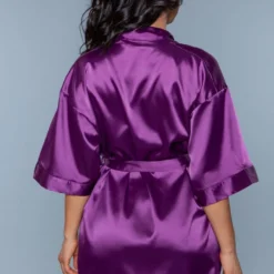 Be Wicked Getting Ready Robe Burgundy 7 Be Wicked Getting Ready Robe Burgundy