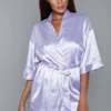 Be Wicked LINGERIE Getting Ready Robe Lavender