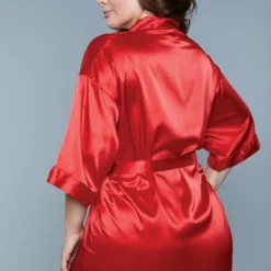 Be Wicked Home Alone Robe Red LINGERIE