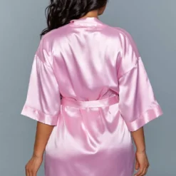 Be Wicked Getting Ready Robe Rose LINGERIE