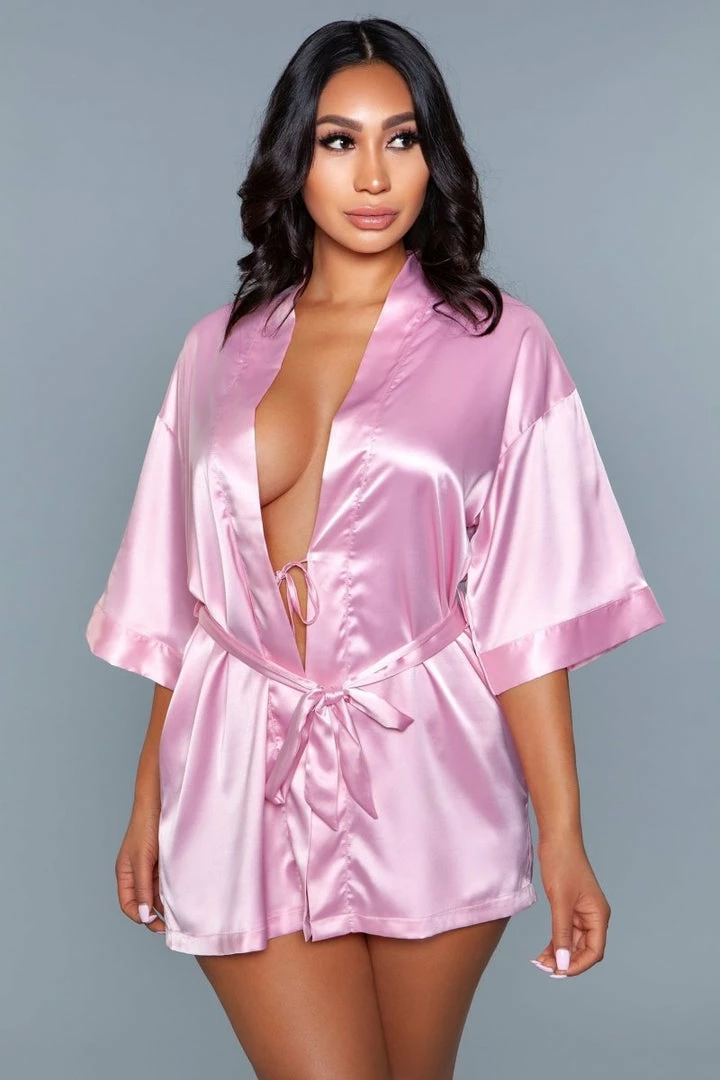 Be Wicked Getting Ready Robe Rose LINGERIE 3 Be Wicked Getting Ready Robe Rose LINGERIE