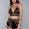 Be Wicked Liliana Cami And Short Set Black