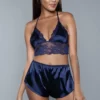 Be Wicked Liliana Cami And Short Set Navy