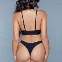 Be Wicked Gianna 2 Piece Swimsuit Black SWIMWEAR