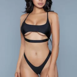 Be Wicked Gianna 2 Piece Swimsuit Black SWIMWEAR