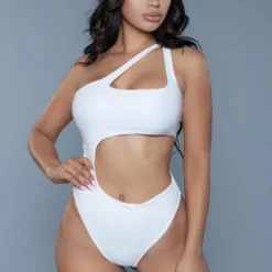 Be Wicked Quinn One Piece Swimsuit White