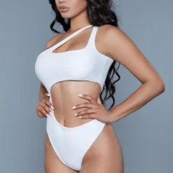 Be Wicked Quinn One Piece Swimsuit White