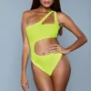 Be Wicked Quinn One Piece Swimsuit Yellow SWIMWEAR