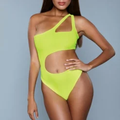 Be Wicked Quinn One Piece Swimsuit Yellow SWIMWEAR