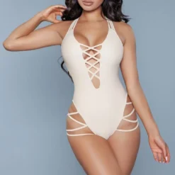 Be Wicked SWIMWEAR Amaya One Piece Swimsuit Nude