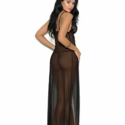 Elegant Moments Black Gown SLEEPWEAR