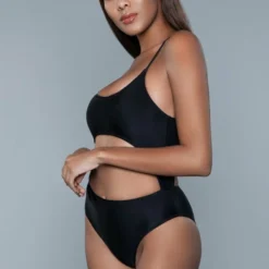 Be Wicked Alina One Piece Swimsuit Black