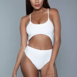 Be Wicked Alina One Piece Swimsuit White