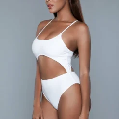 Be Wicked Alina One Piece Swimsuit White