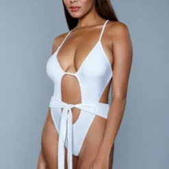 Be Wicked Trinity One Piece Swimsuit White