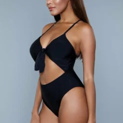 Be Wicked SWIMWEAR Delaney One Piece Swimsuit Black