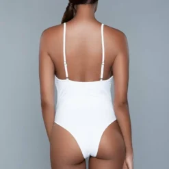 Be Wicked SWIMWEAR Delaney One Piece Swimsuit White