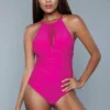 Be Wicked Briella One Piece Swimsuit Fuchsia SWIMWEAR